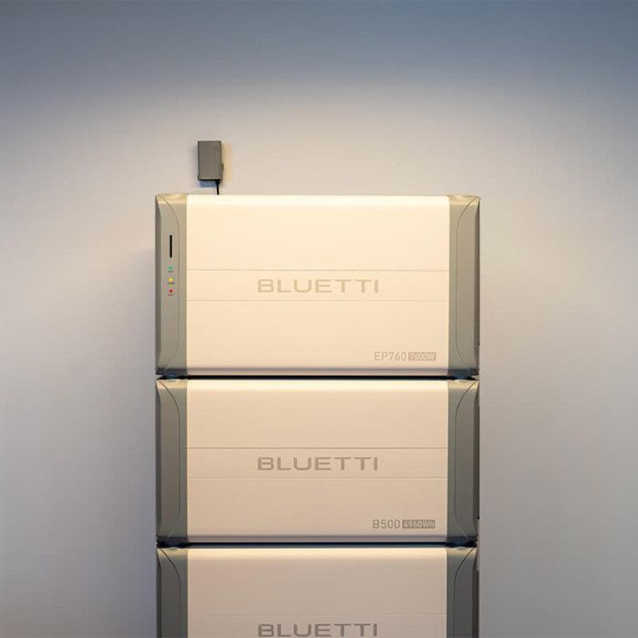 Bluetti EP760 + 2b500 Home Battery Backup| 7,600W 9.9kWh to 9.8kWh