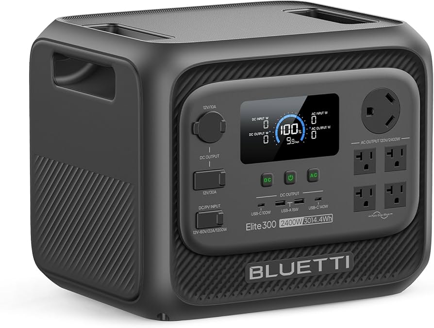BLUETTI Elite 300 Power Station | 3,014Wh 2,400W